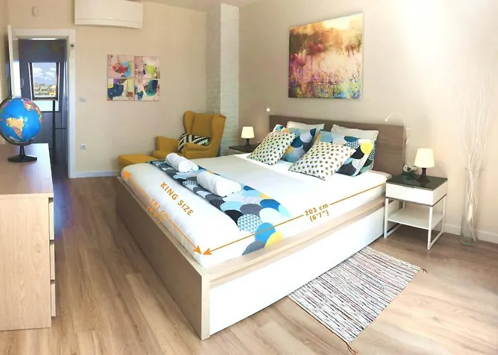 Unique Luxurious Jacuzzi Penthouse Duplex In Center! 2 Baths! Free Parking! *