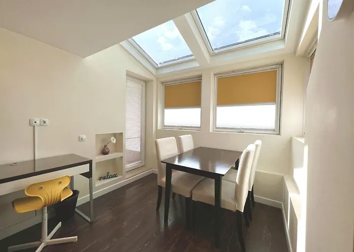 Unique Luxurious Jacuzzi Penthouse Duplex In Center! 2 Baths! Free Parking!