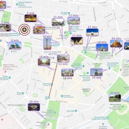 Unique Luxurious Jacuzzi Penthouse Duplex In Center! 2 Baths! Free Parking! 아파트 소피아